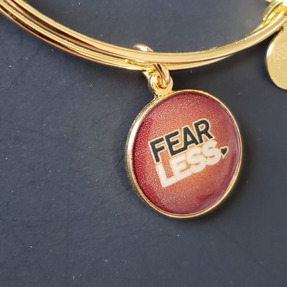 Alex and Ani Fearless Life is Good Bangle  752 - Picture 3 of 7